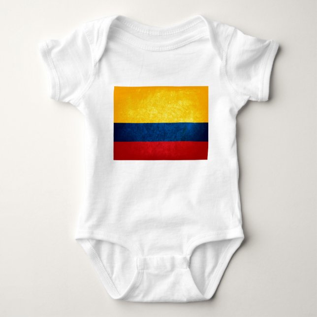 Flag of Colombia Baby Bodysuit (Front)