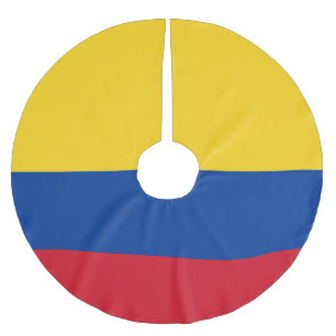 Flag of Colombia Bandera De Colombia Brushed Polyester Tree Skirt