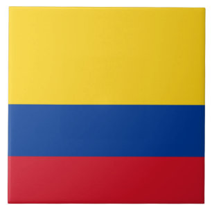 Flag of Colombia Bandera De Colombia Ceramic Tile