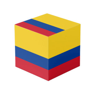 Flag of Colombia Bandera De Colombia Cube