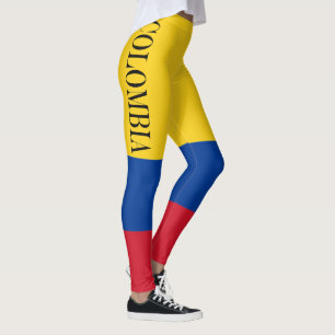 Flag of Colombia Bandera De Colombia Leggings