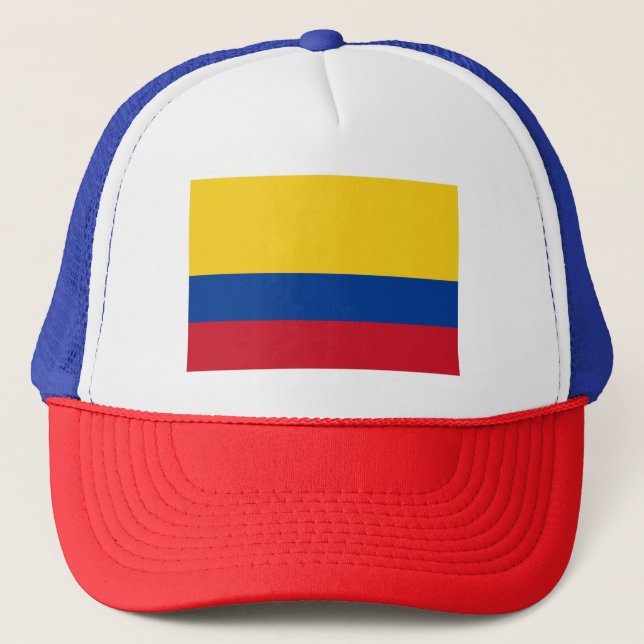 Flag of Colombia - Bandera de Colombia Trucker Hat (Front)