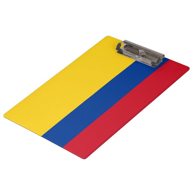 Flag of Colombia Clipboard (Angled)