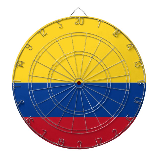 Flag of Colombia Dartboard (Front)
