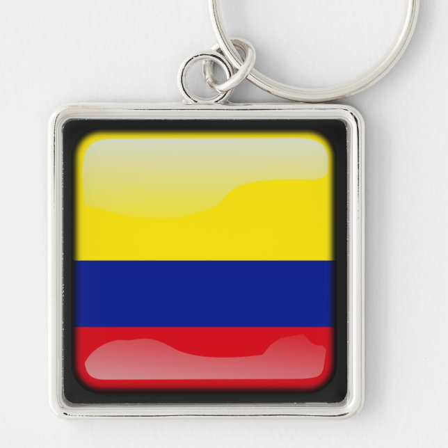 Flag_of_Colombia Key Ring (Front)