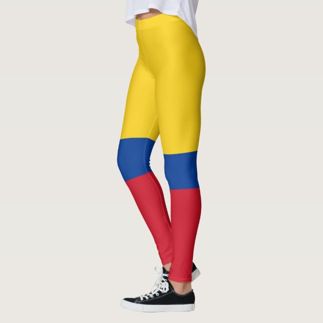 Flag of Colombia Leggings (Left)