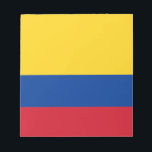 Flag of Colombia Notepad<br><div class="desc">Flag of Colombia - Tricolor Nacional</div>
