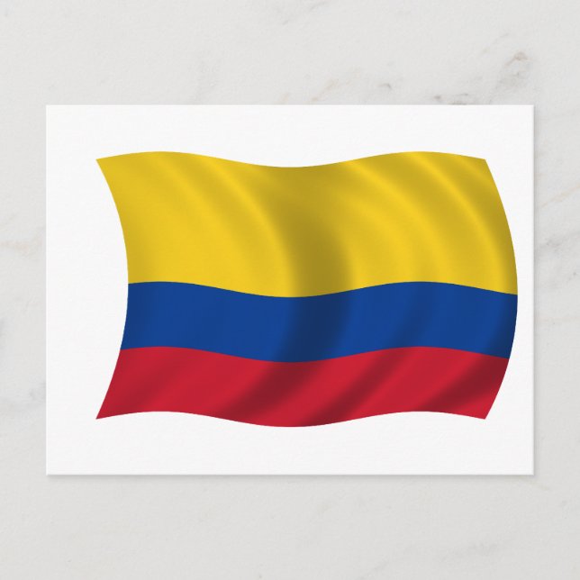 Flag of Colombia Postcard (Front)