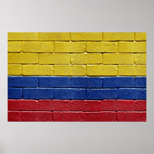 Flag of Colombia Poster