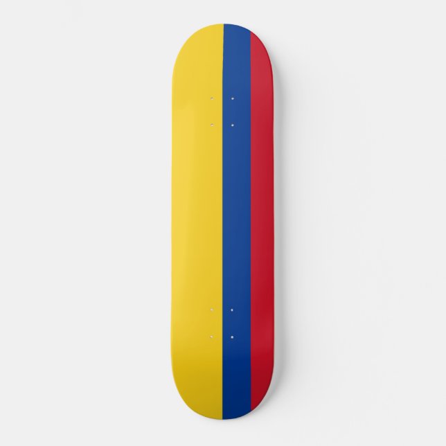 Flag of Colombia Skateboard (Front)