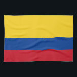 Flag of Colombia Tea Towel<br><div class="desc">Flag of Colombia - Tricolor Nacional</div>
