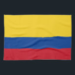 Flag of Colombia Tea Towel<br><div class="desc">Flag of Colombia - Tricolor Nacional</div>