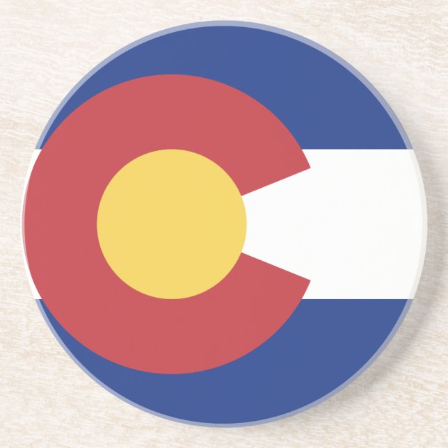 Flag of Colorado Coaster (Front)
