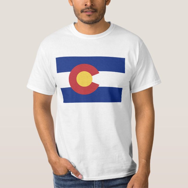 Flag of Colorado - Coloradan Flag T-Shirt (Front)