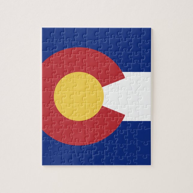 Flag of Colorado Jigsaw Puzzle (Vertical)
