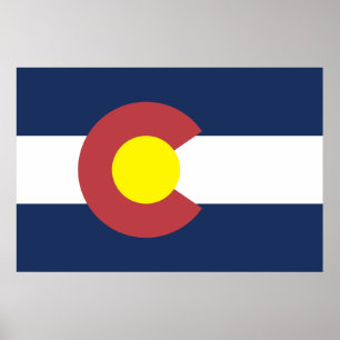 Flag of Colorado Poster