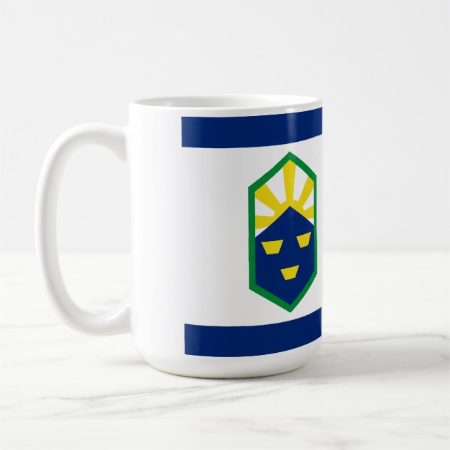 Flag of Colorado Springs, Colorado Coffee Mug (Left)