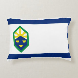 Flag of Colorado Springs, Colorado Decorative Cushion