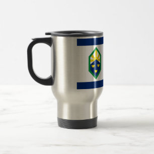 Flag of Colorado Springs, Colorado Travel Mug