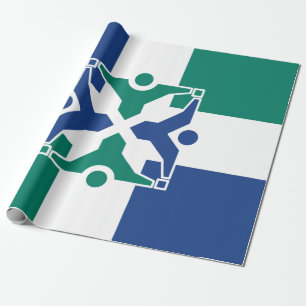 Flag of Columbia (Missouri) Wrapping Paper