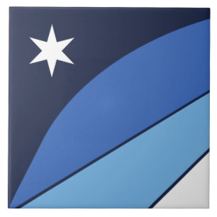 Flag of Columbia (South Carolina) Ceramic Tile