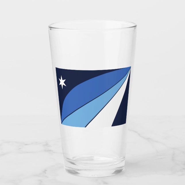 Flag of Columbia (South Carolina) Glass (Front)
