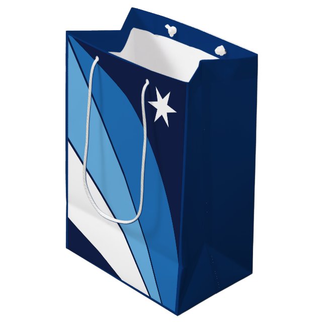 Flag of Columbia, South Carolina Medium Gift Bag (Front Angled)