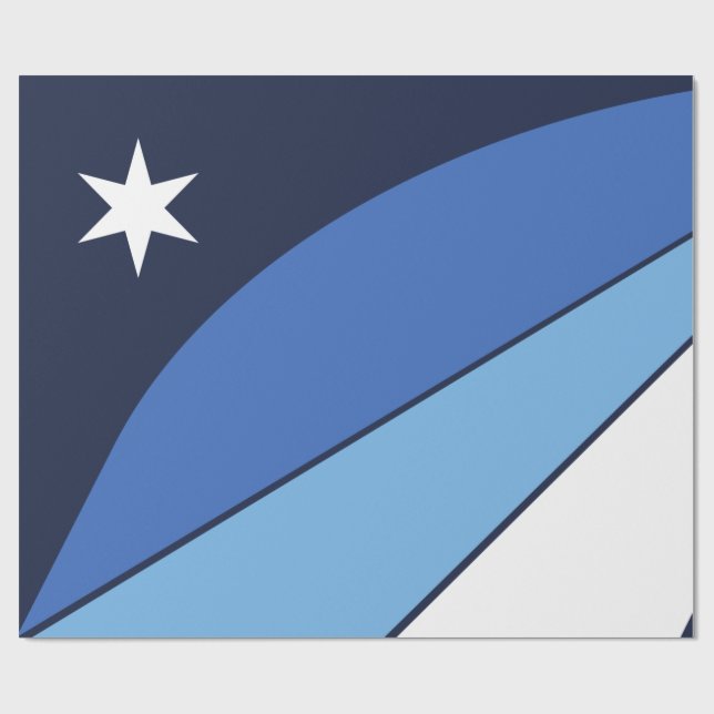 Flag of Columbia (South Carolina) Wrapping Paper (Flat)
