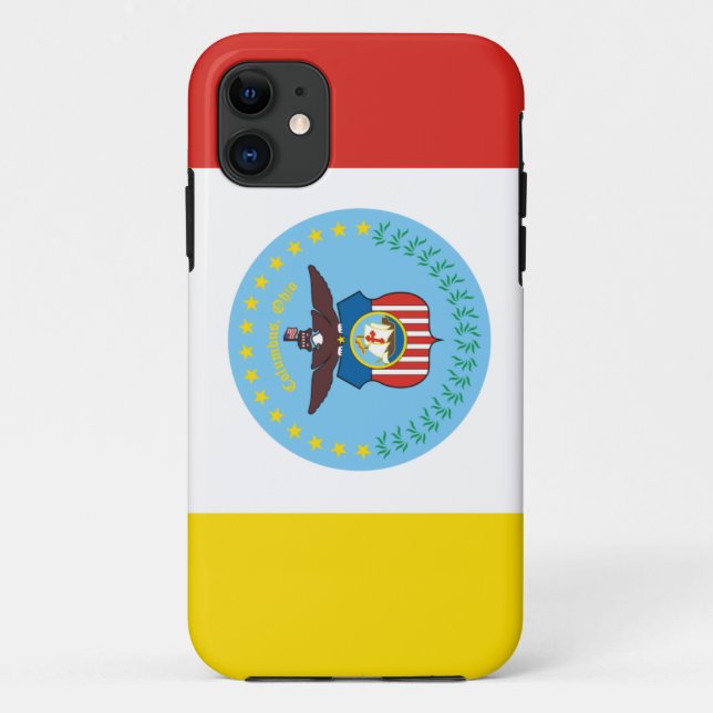 Flag of Columbus, Ohio Case-Mate iPhone Case (Back)