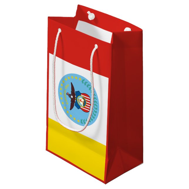 Flag of Columbus, Ohio Small Gift Bag (Front Angled)