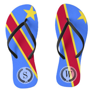 Flag of Congo Thongs