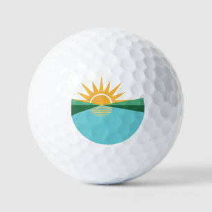 Flag of Coral Springs, Florida Golf Balls