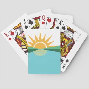 Flag of Coral Springs, Florida Playing Cards