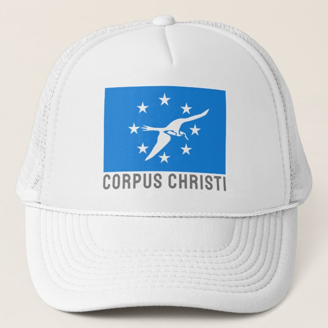 Flag of Corpus Christi, Texas Trucker Hat (Front)