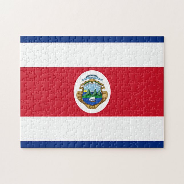 Flag of Costa Rica Jigsaw Puzzle (Horizontal)