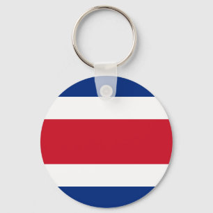 Flag of Costa Rica Key Ring