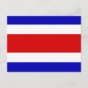Flag of Costa Rica Postcard