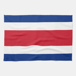Flag of Costa Rica Tea Towel