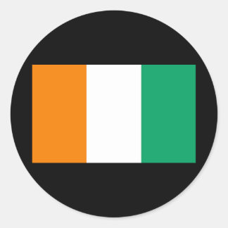 Flag of Cote D&Apos;Ivoire Classic Round Sticker