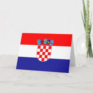 Flag of Croatia Card