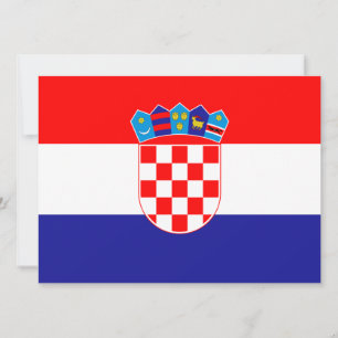 Flag of Croatia Card