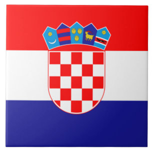 Flag of Croatia Ceramic Tile