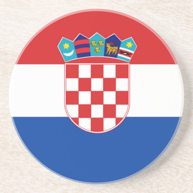 Flag of Croatia Coaster (Front)