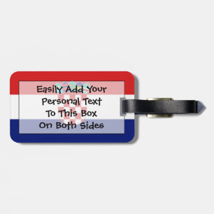 Flag of Croatia Easy ID Personal Luggage Tag