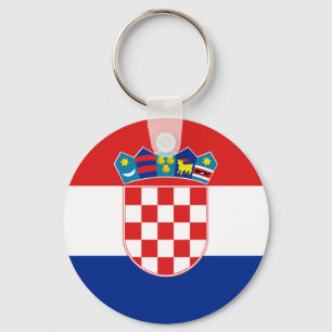 Flag of Croatia Key Ring