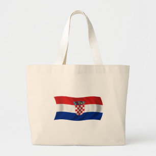 Flag of Croatia Large Tote Bag