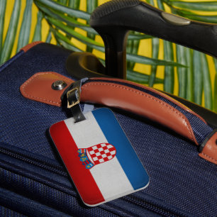 Flag of Croatia Luggage Tag