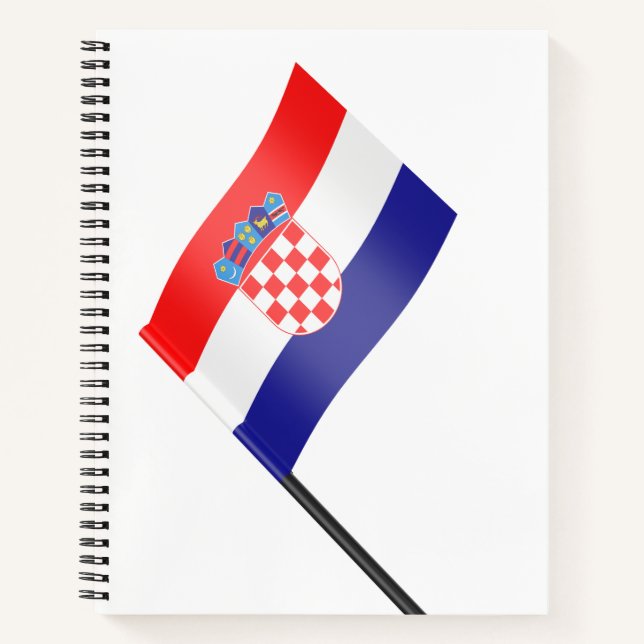 Flag of Croatia Notebook (Front)