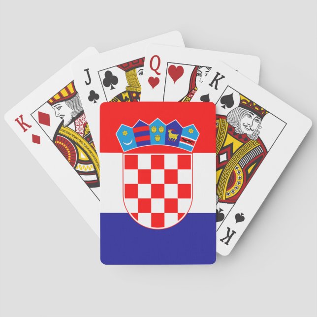 Flag of Croatia Playing Cards (Back)