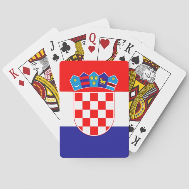Flag of Croatia  Playing Cards (Back)